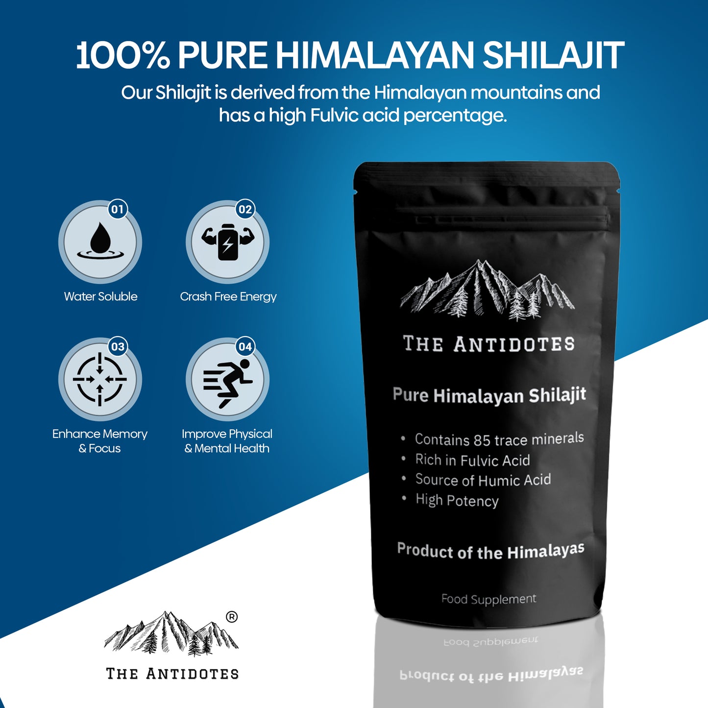 100% Pure Black Himalayan Shilajit (Gold Grade)