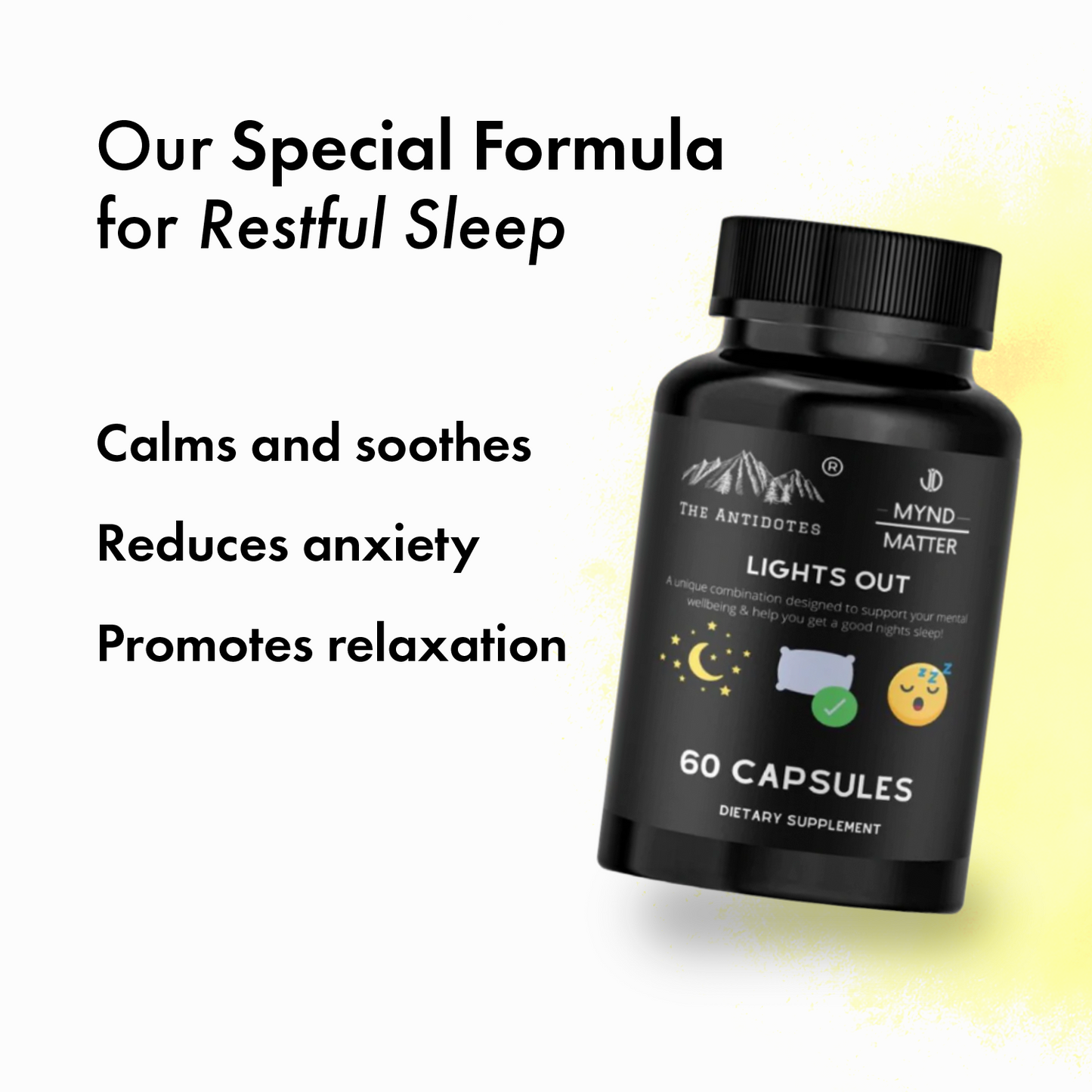 Lights Out - A Natural Sleep Supplement - Vegan