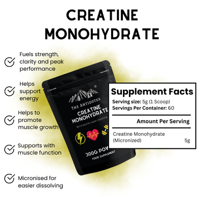 Creatine Monohydrate Powder - Pure Micronized Performance Fuel
