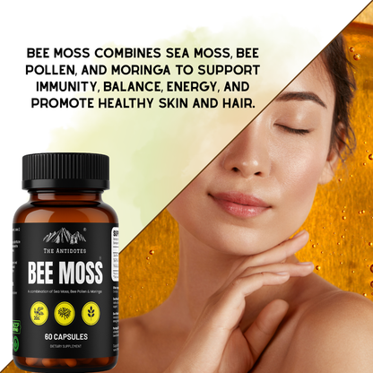 The Antidotes Bee Moss capsules, 60 capsule pack, product image 4