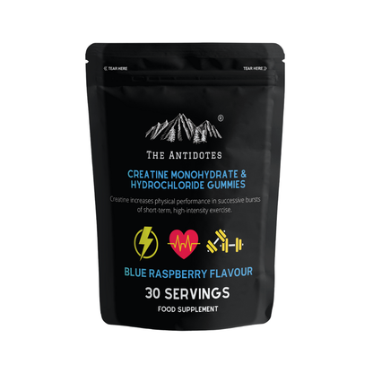 The Antidotes creatine monohydrate and hydrochloride gummies
