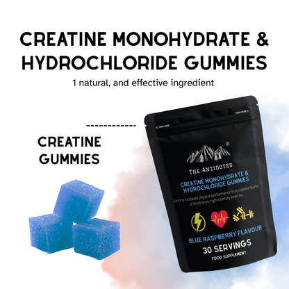 The Antidotes creatine monohydrate and hydrochloride gummies pack, product image 2
