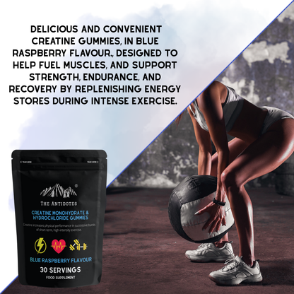 The Antidotes creatine monohydrate and hydrochloride gummies pack, product image 4