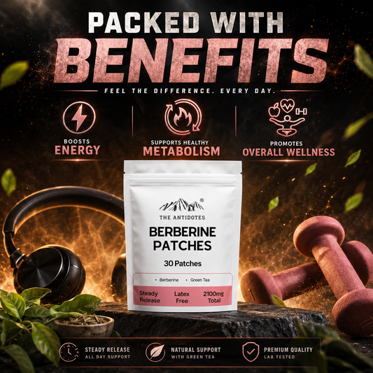 Berberine Patches with Green Tea - 30 Patches