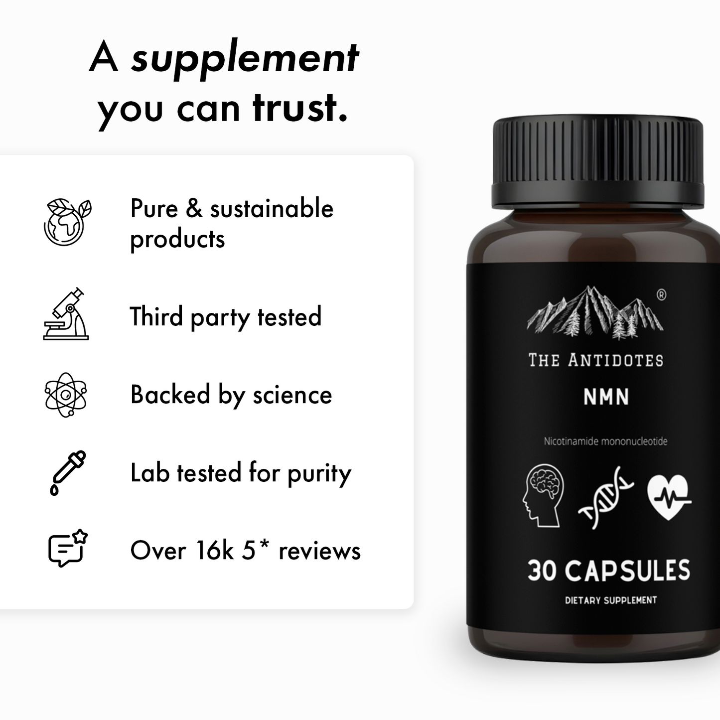 NMN (Nicotinamide Mononucleotide) - See description before purchase