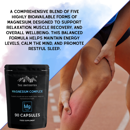 The Antidotes Magnesium Complex 5-in-1 capsules, 90 capsule pack, product image 4