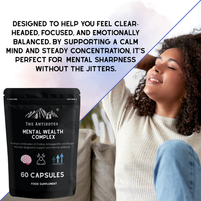The Antidotes Mental Wealth Complex capsules, 60 capsule pack, product image 2
