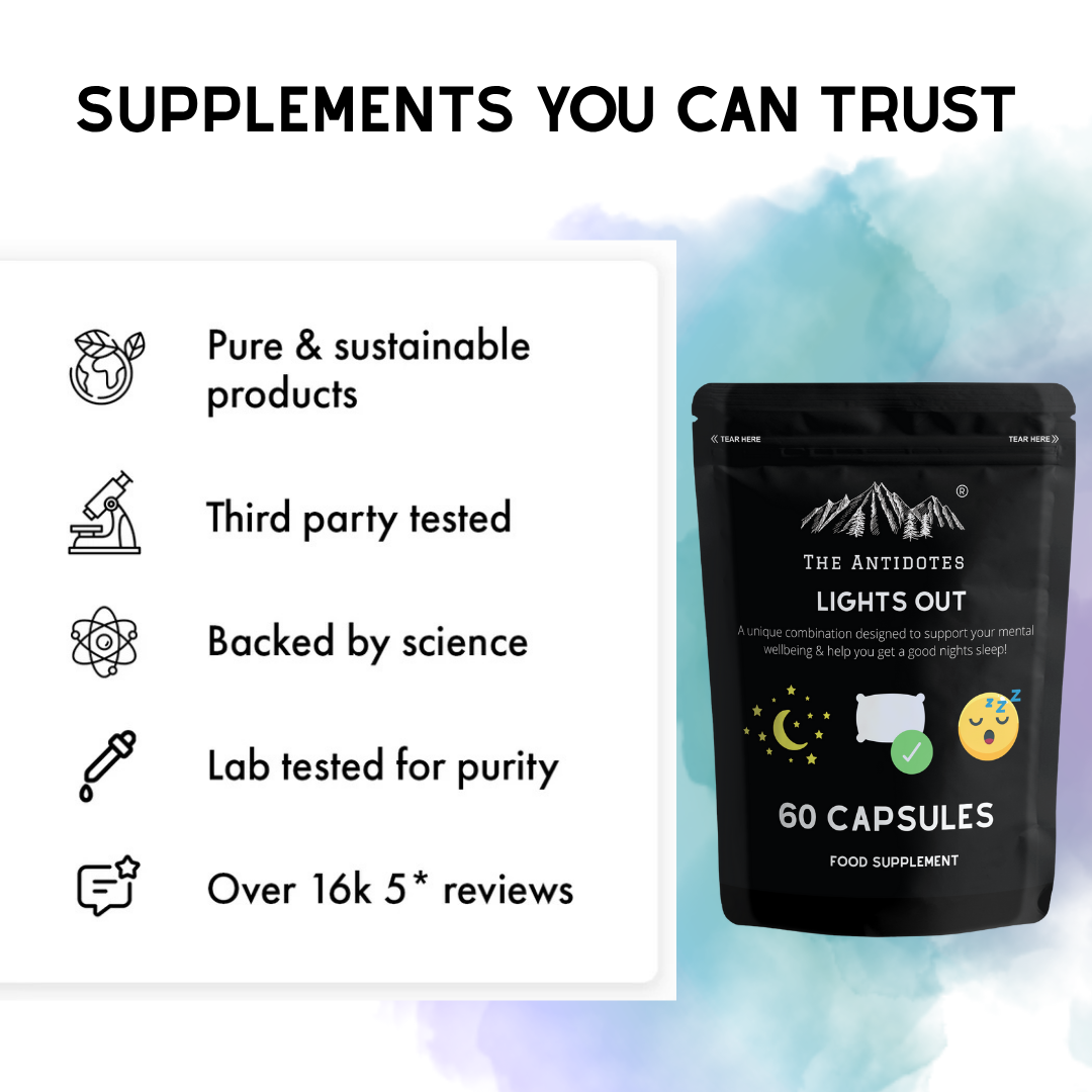 Lights Out - A Natural Sleep Supplement - Vegan
