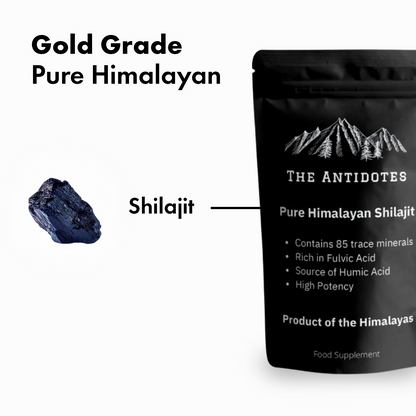 100% Pure Black Himalayan Shilajit (Gold Grade)