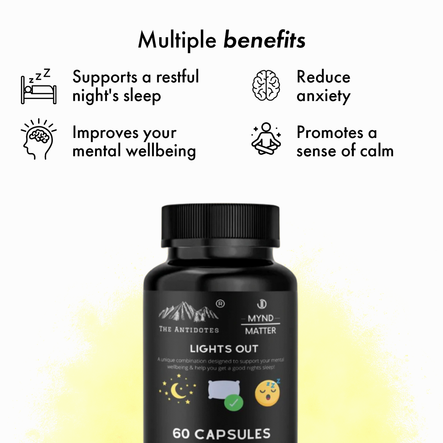 Lights Out - A Natural Sleep Supplement - Vegan