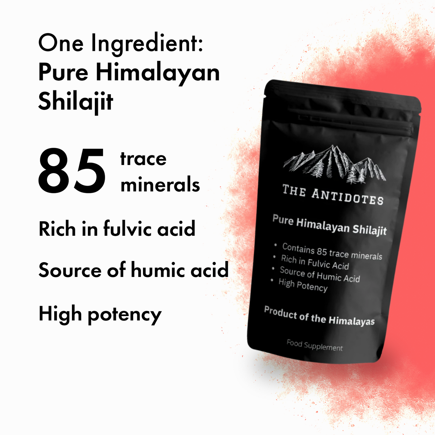100% Pure Black Himalayan Shilajit (Gold Grade)