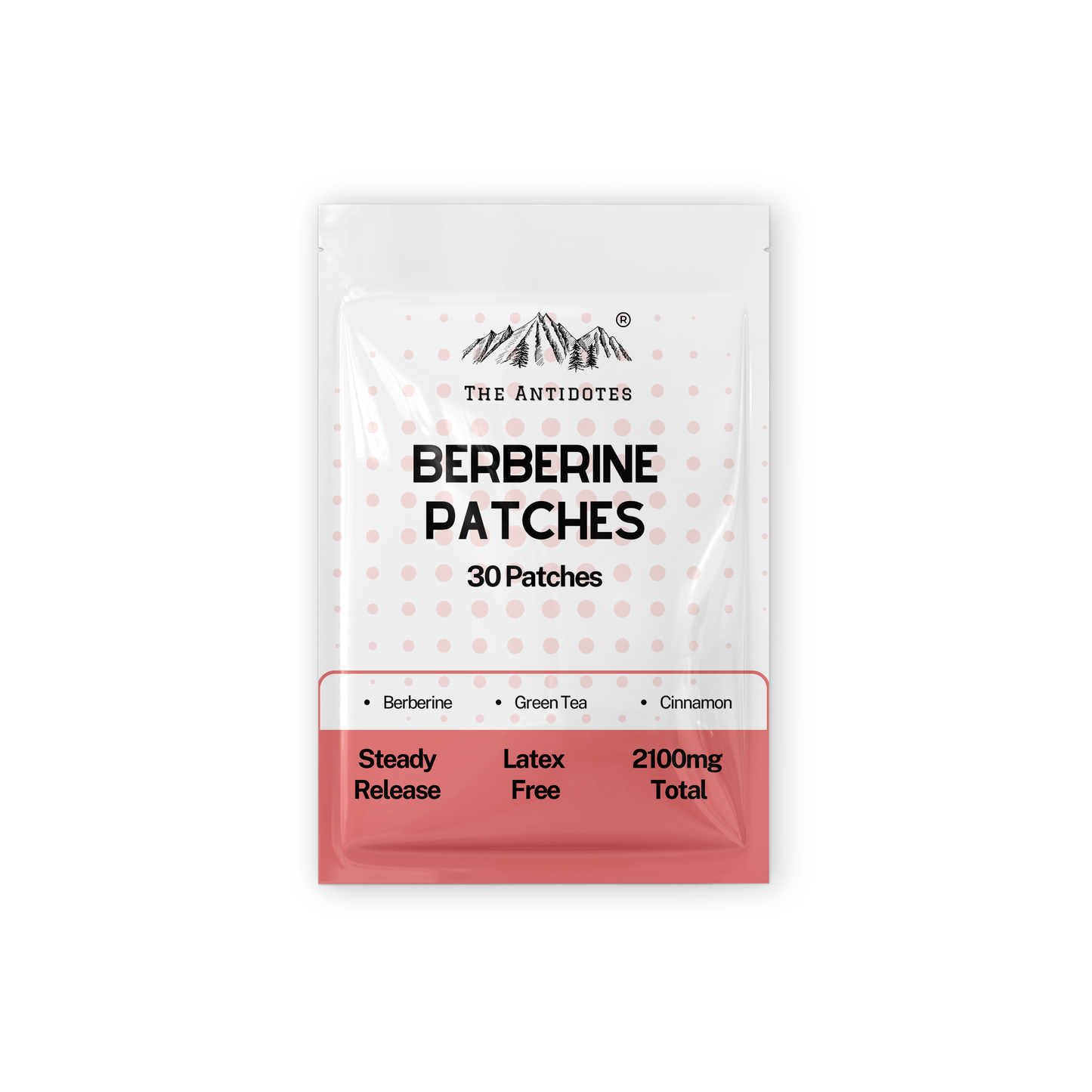 Berberine Patches with Green Tea & Cinnamon - 30 Patches