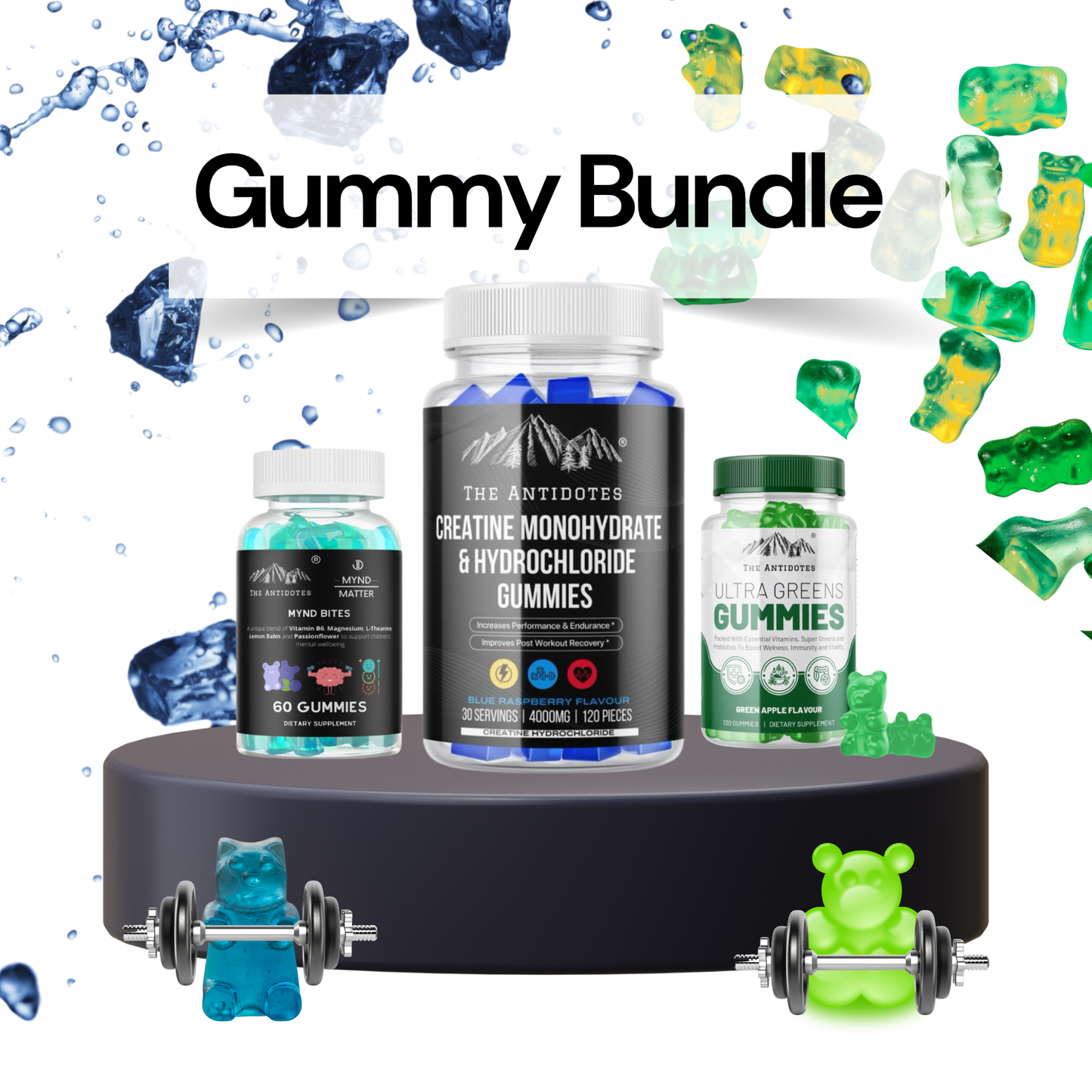 Gummy Bundle - Creatine, Ultra Green & Mynd Bites