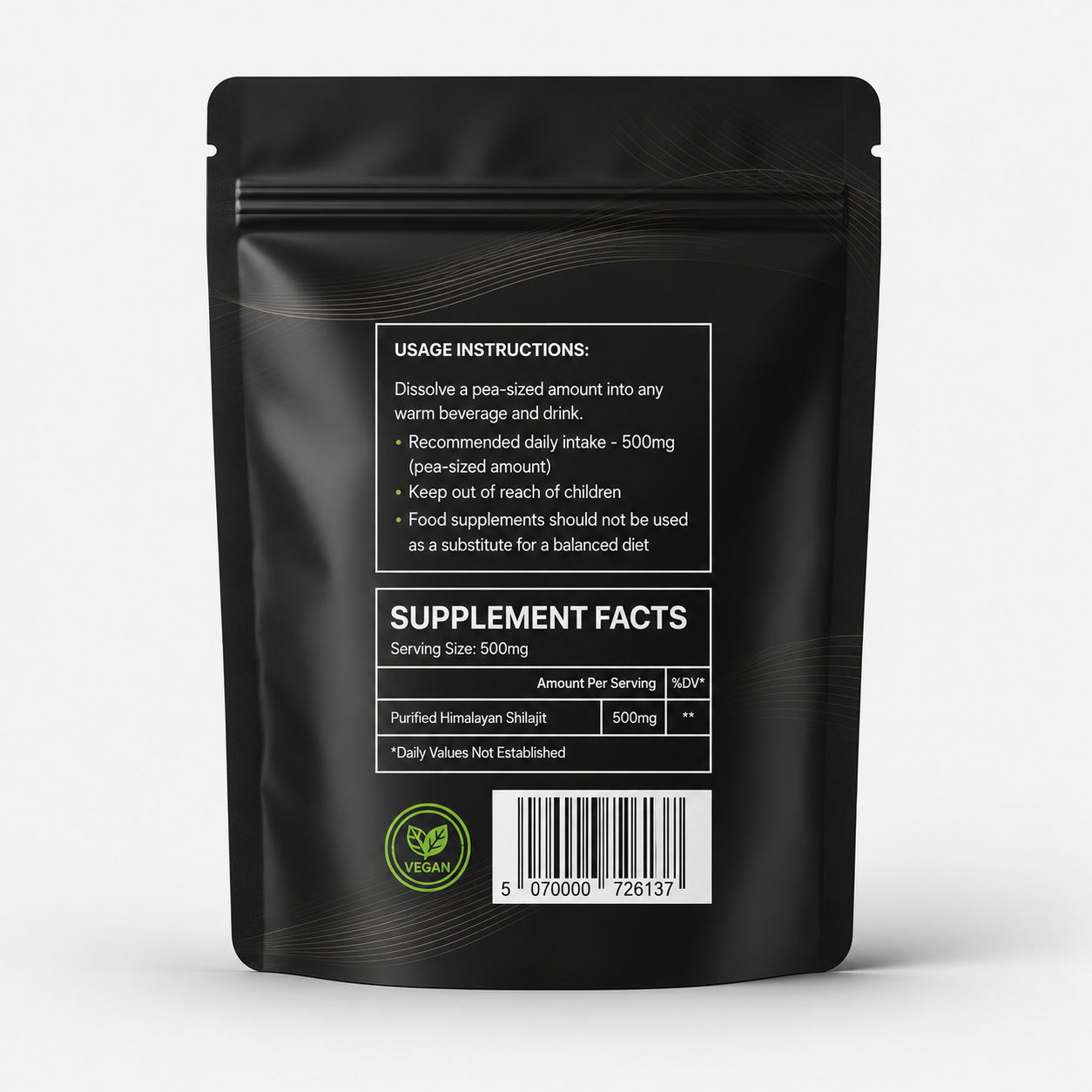 100% Pure Black Himalayan Shilajit (Gold Grade)