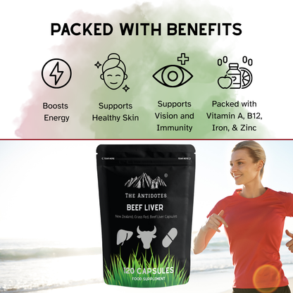 Grass-Fed Beef Liver Capsules | Halal | 60 Capsules