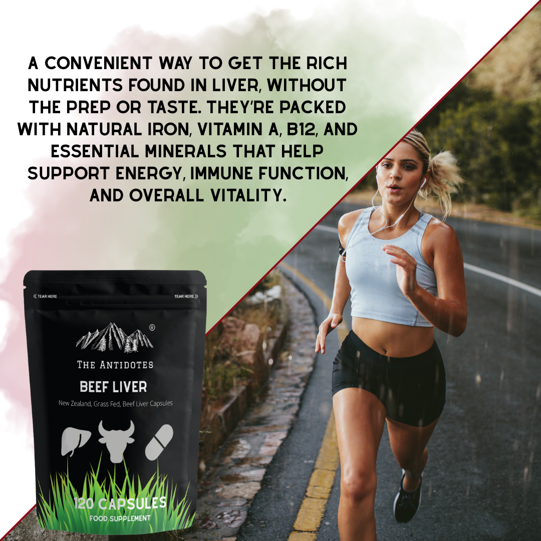 Grass-Fed Beef Liver Capsules – Nature’s Nutrient-Dense Superfood
| Halal | 60 Capsules