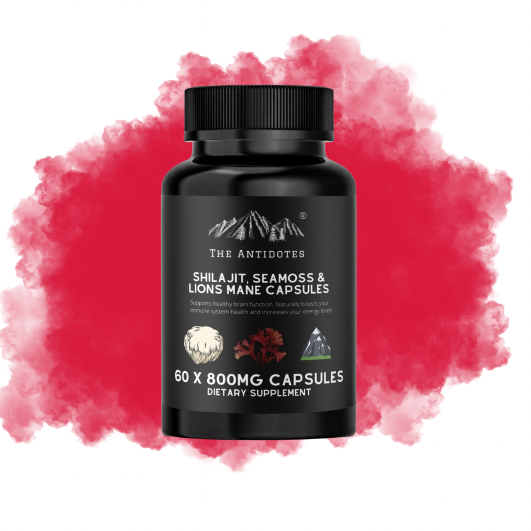 Shilajit, SeaMoss And Lions Mane Capsules | 60 Capsules - Vegan – The ...