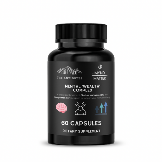 Mental Wealth Complex - Choline, Ashwagandha and Bacopa Monnieri - Vegan